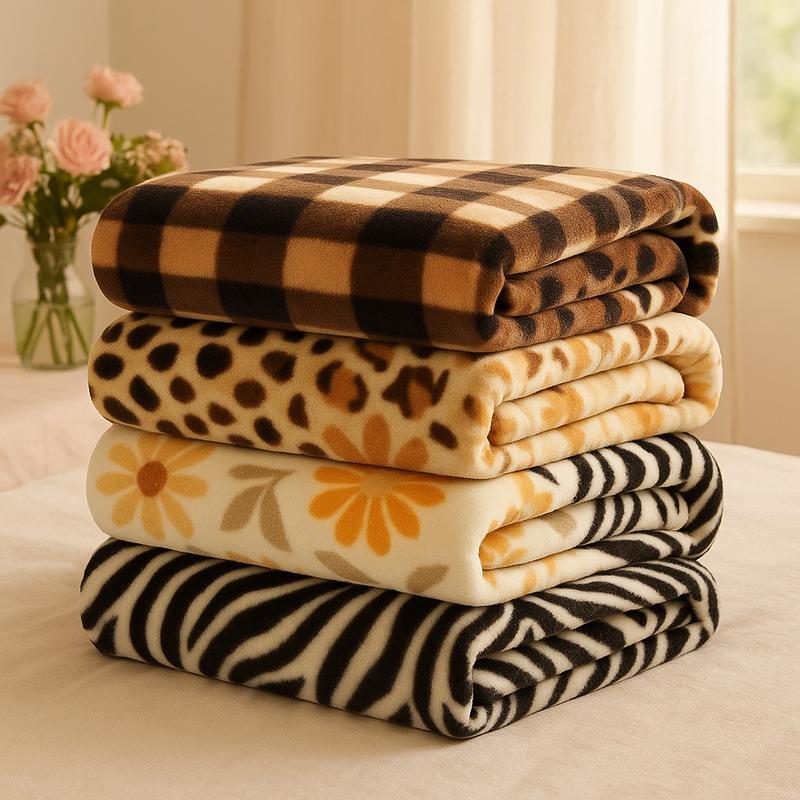 Kit 3 Mantas Soft Microfibra Casal — Estampada ou Lisa, Macia e Quentinha