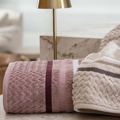 Kit 4 Toalhas Banhão Gigante Jacquard Trento — 100% Algodão Premium 450g/m²