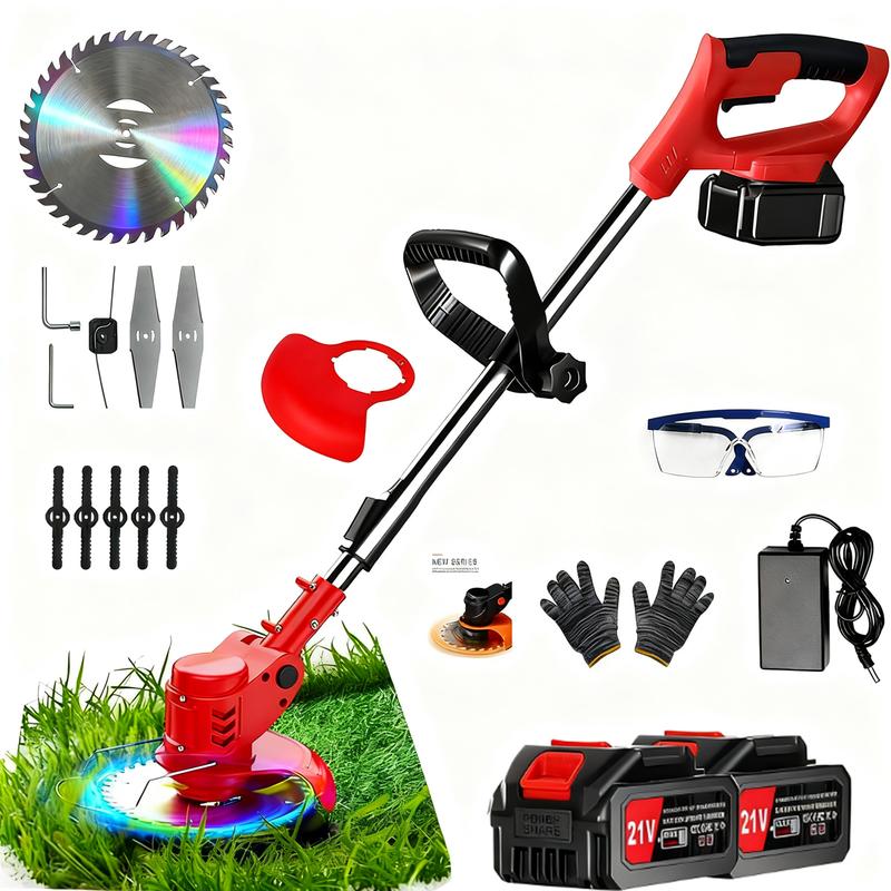 GreenCut Pro™ – Cortador de Grama Sem Fio | Bivolt + 2 Baterias Recarregáveis