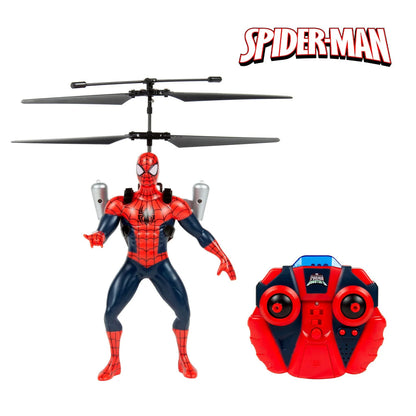 ✨ Figura voadora com controle remoto infravermelho do Homem-Aranha 🎈😍
