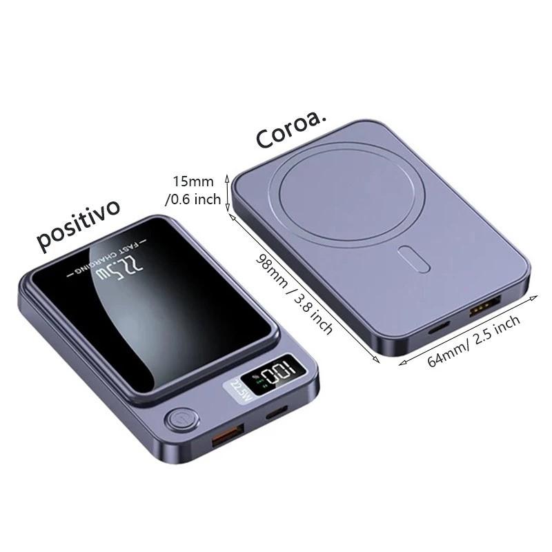 MagPower Pro – PowerBank Magnético 10000mAh