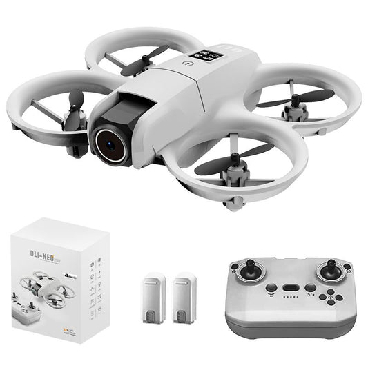 DLI Neo Mini Drone com Câmera UHD — 2 Baterias, QuickShots e Decolagem pela Palma da Mão
