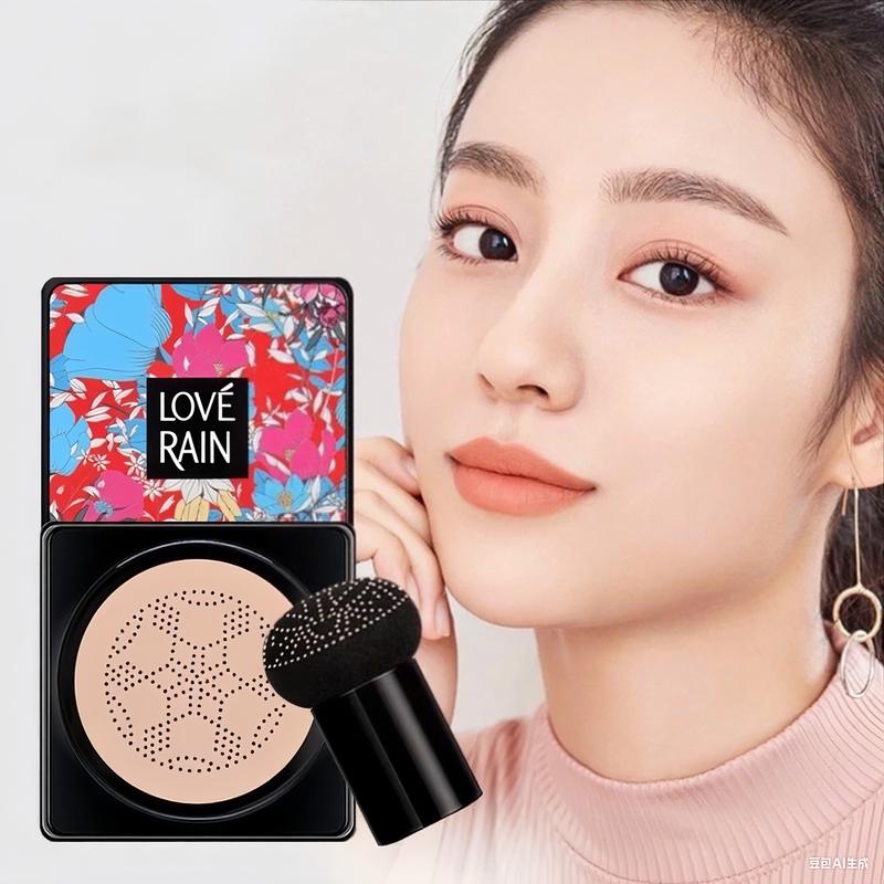 BB Cream 3 em 1 com Esponja Cogumelo