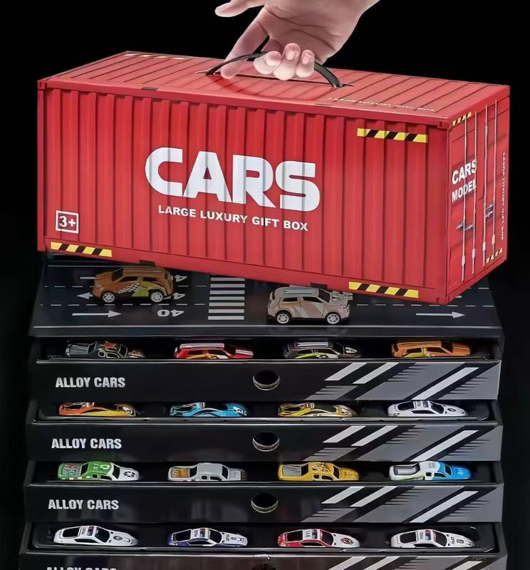 Kit Cidade Kids 48 Carrinhos de Fricção com Pista e Container