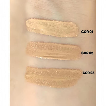 BB Cream 3 em 1 com Esponja Cogumelo